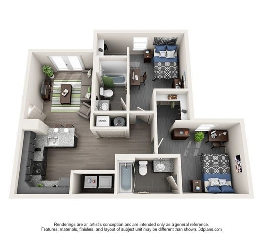 2 bedroom - The Social Edwardsville