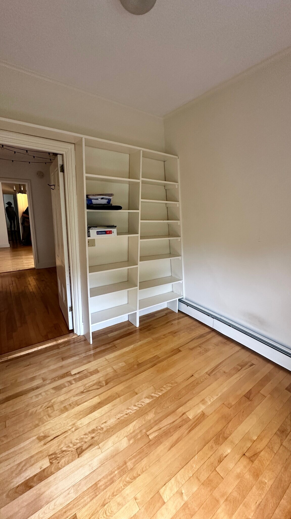 Built in shelving in bonus room - 130 Emery St