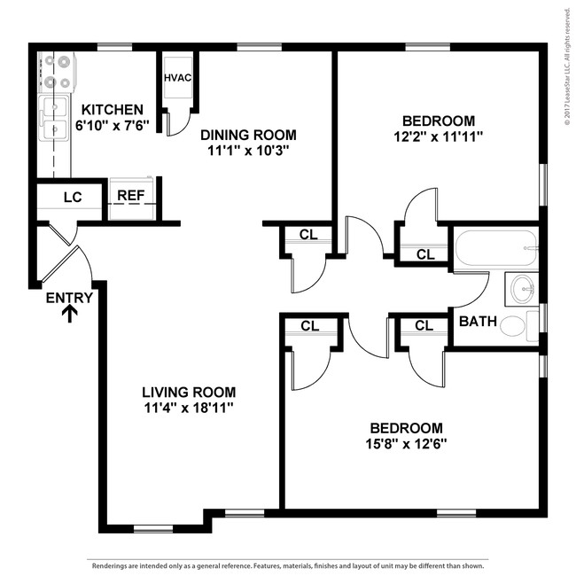 Floorplan - Park Raven Apartments