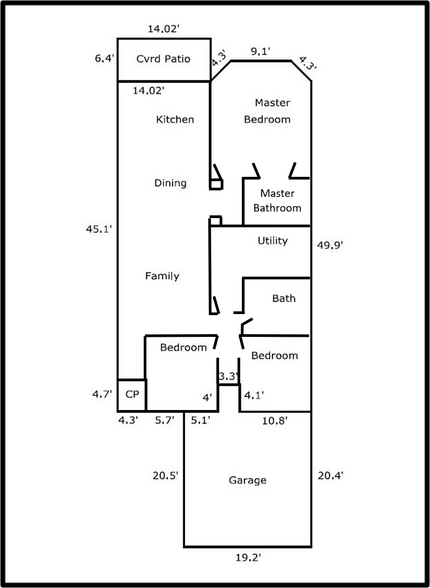 Home layout - 9186 Devils Riv