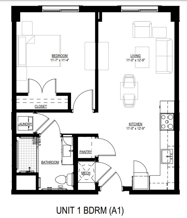 Floorplan - 62+ Steve Protulis Towers East & West