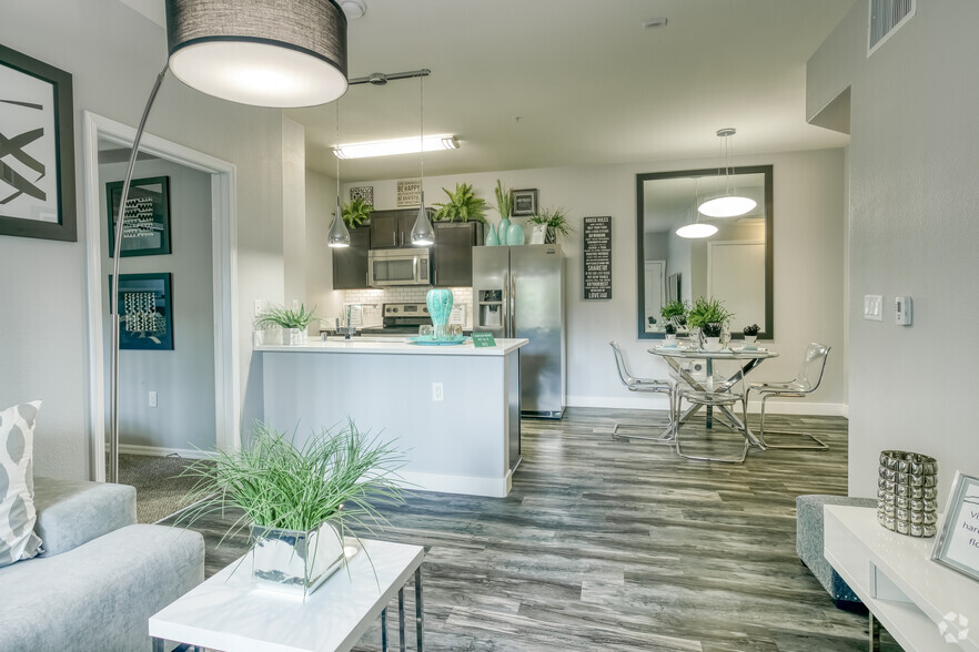2BR, 2BA - 1107 SF Living Room - Lyric