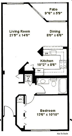 1BR/1.5BA - Hawthorne Condominium