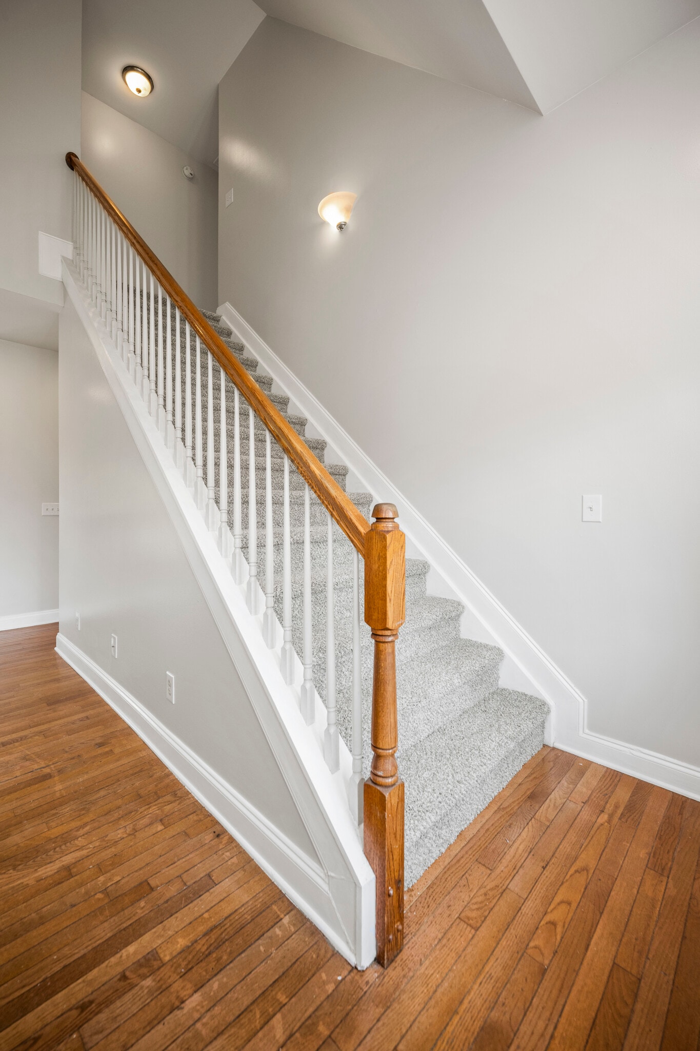 First Floor Stairs leading up to the Second Story - 393 Hays Blvd