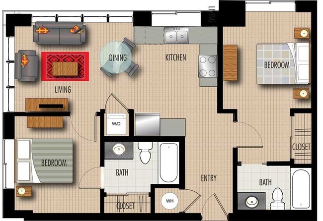 Floorplan - 100 East