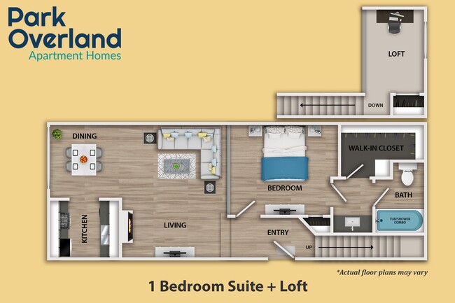 Floorplan - Park Overland Apartments