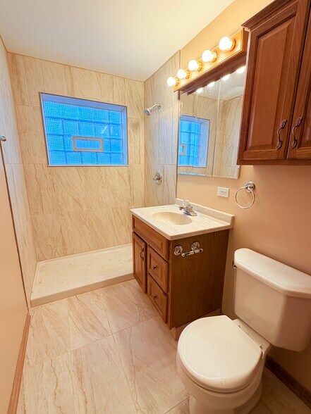 Newly renovated shower - 12416 S 44th Ct