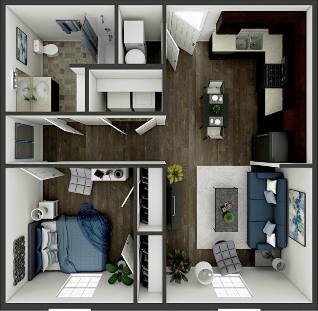 Floorplan - Peaks of Opelousas - Senior Housing Community