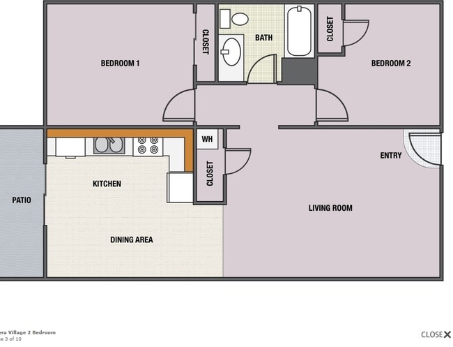 2BR/1BA - Riviera Village