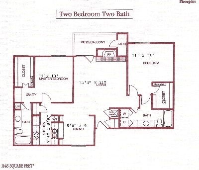 2BR/2BA - Woodcreek Apartment Homes