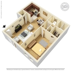 1BR/1BA - Regency Square Apartments