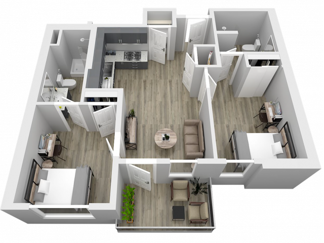 3D image of Floor Plan - 320 West Mag