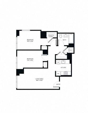 Floorplan - Third at Bankside