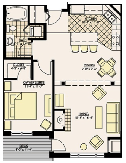 Floorplan - Westmarke Condominiums