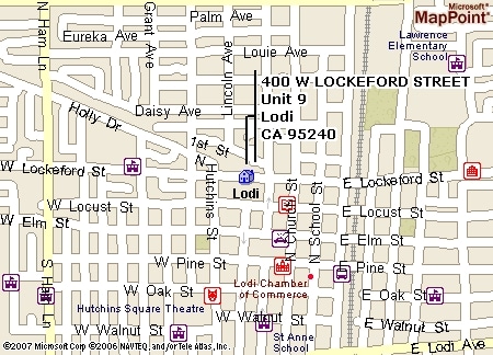 Location Map - 400 W. Lockeford Street Apartments