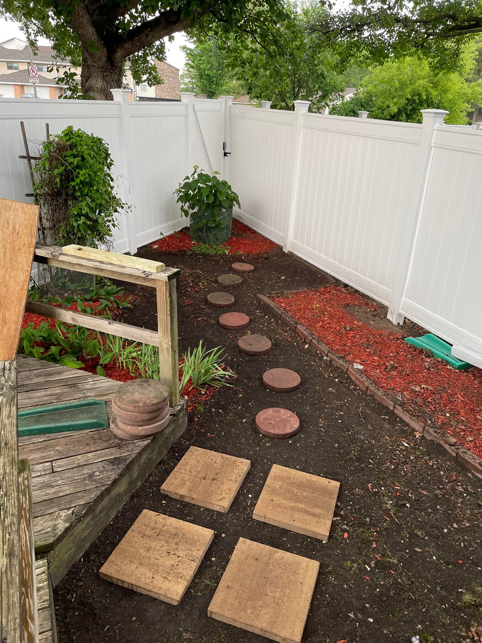 Fence enclosed patio & back yard - 1505 Little Bluestem Ct