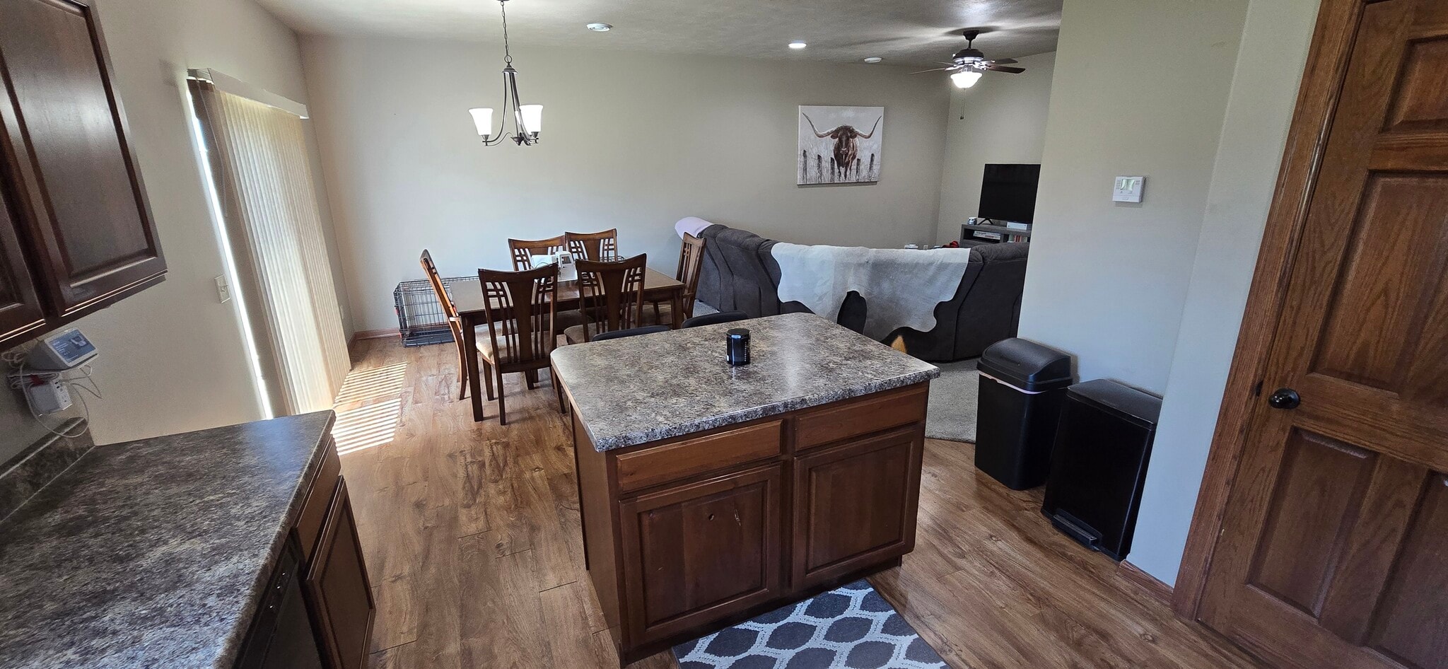 View from Kitchen of Dining are and Living Room - 8413 W 53rd St