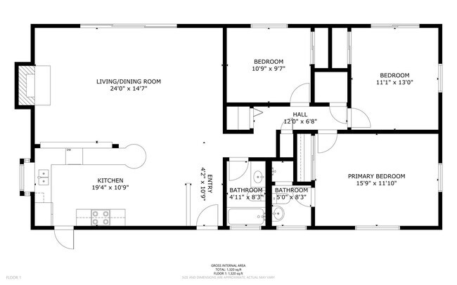 Building Photo - Large 3BD/2BA w/ Private Backyard!