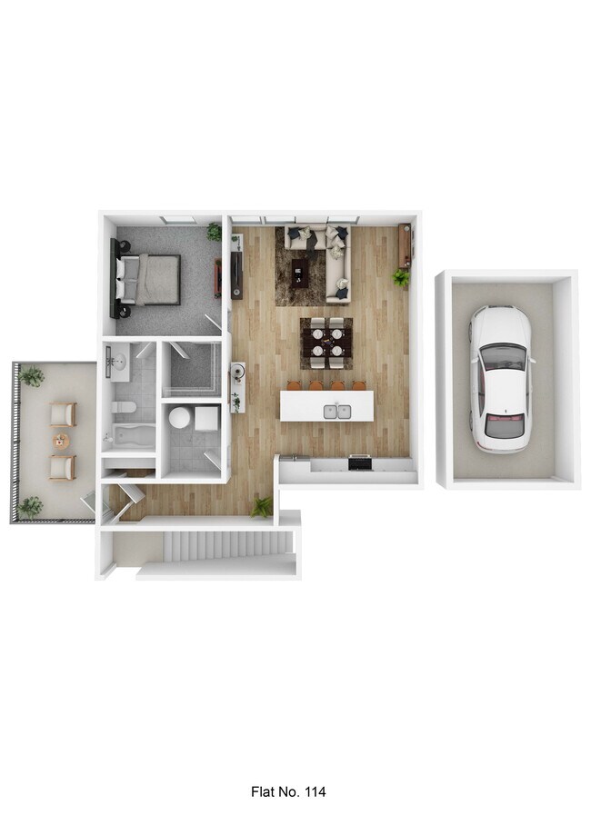 Flat No. 114 - Market and Main-min - Market & Main