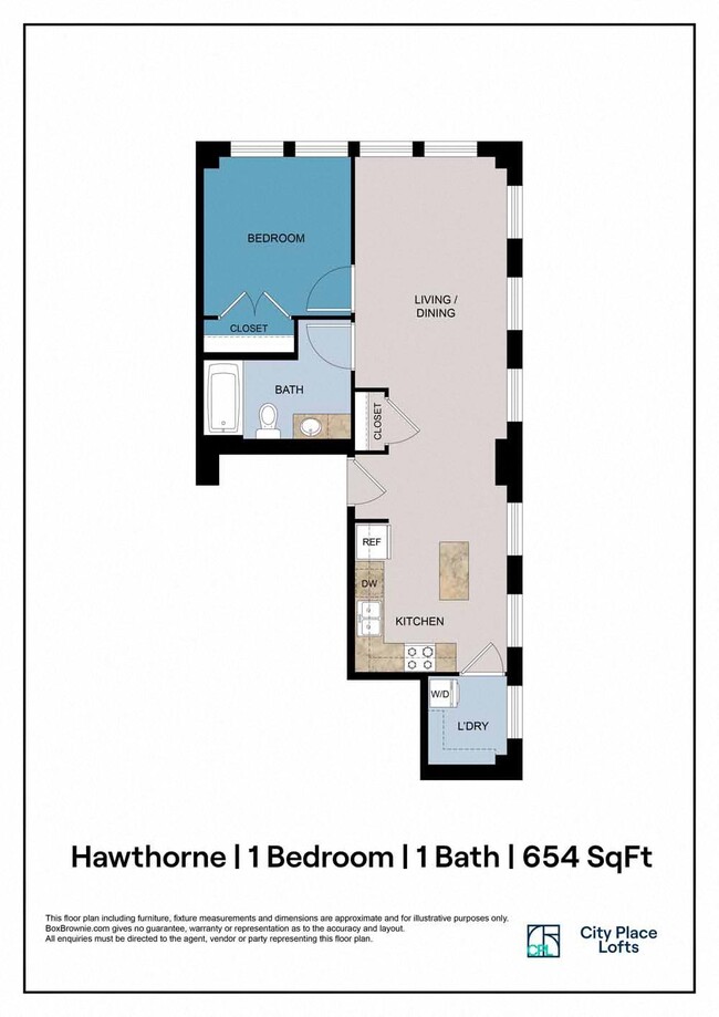 Floorplan - City Place Lofts