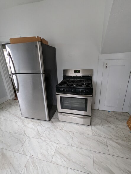 Stainless Steel Gas Stove and Refrigerator - 313 Ronceverte Ave