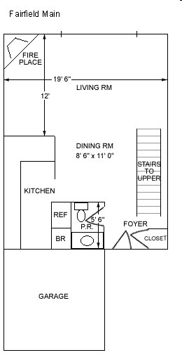 Main Level - Fairfield Townhouses