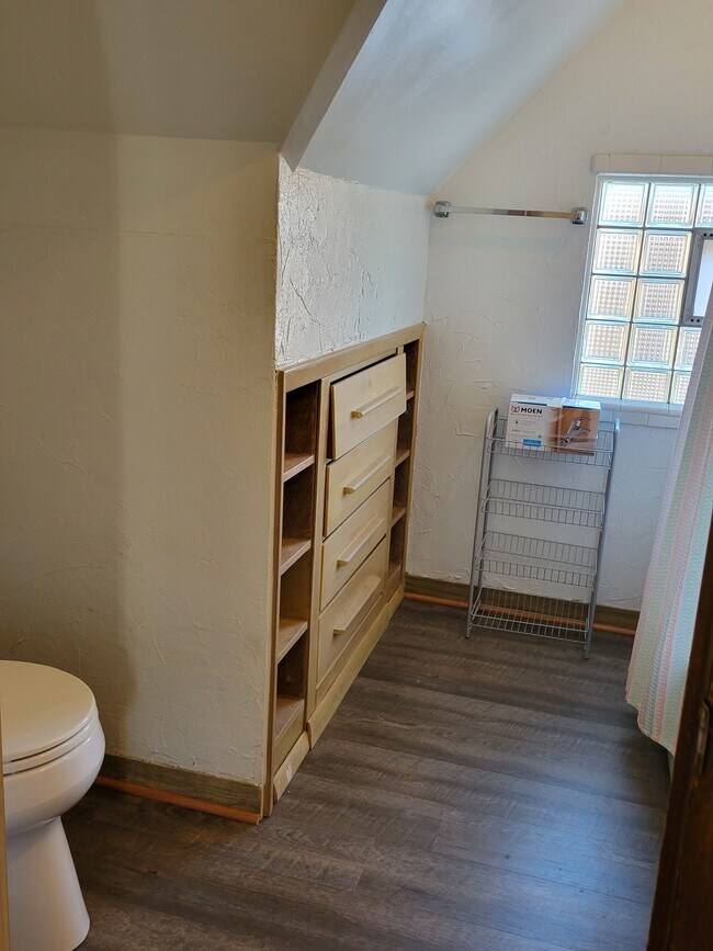 Built-in drawers in the bathroom - 2215 N 70th St