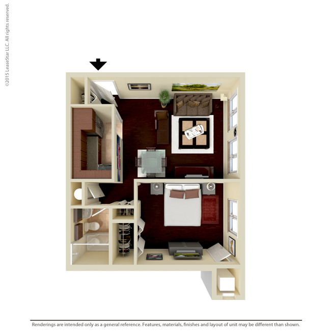 Floorplan - City Place on the Avenue