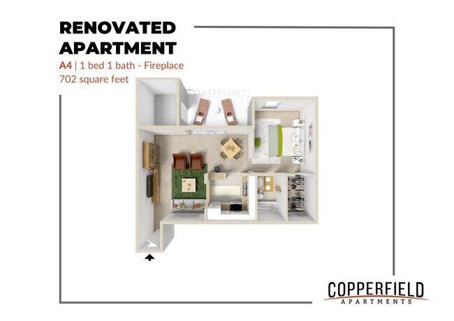 Floorplan - Copperfield Apartments