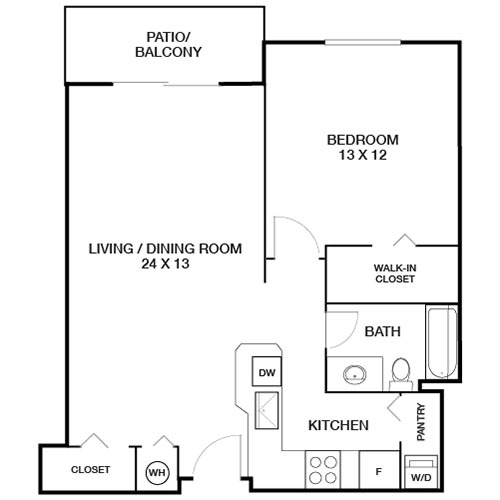 Floorplan - Yacht Club Apartments