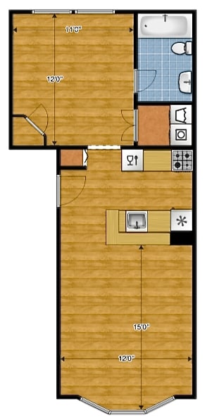 1BR/1BA - The Meriwether