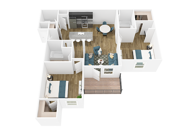 The Burton - Merchants Walk Apartments