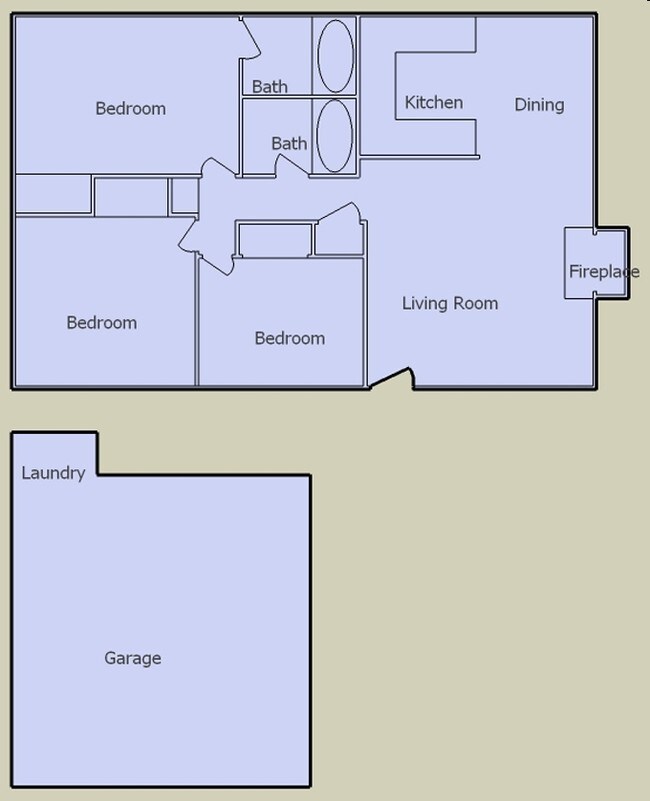 3BR/2BA - Desert Palms