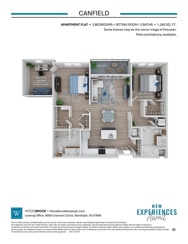 Floorplan - Woodbrook at Randolph