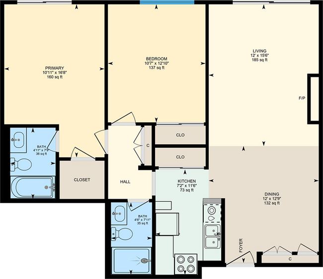 Floorplan - The Hilgard