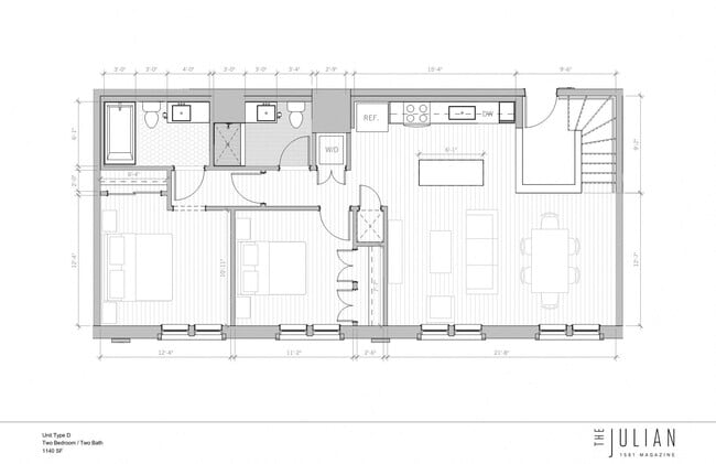 Floorplan - The Julian Apartments