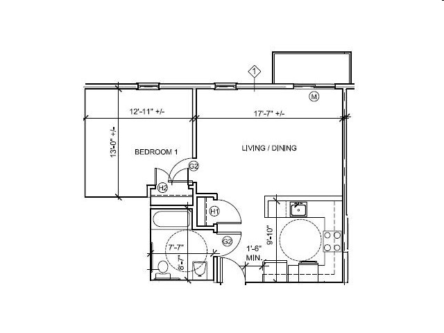 1BR/1BA - Saint Polycarp Village