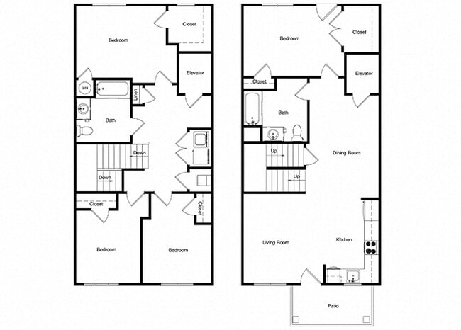 Floorplan - Towns at Woodfield