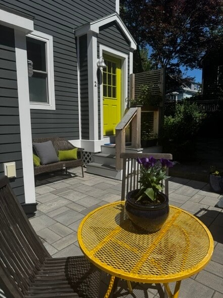Entry with patio - 33 Atlantic St