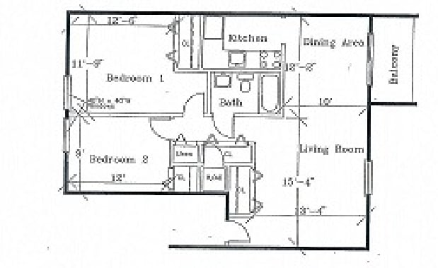 2BR/1BA - Timber Ridge