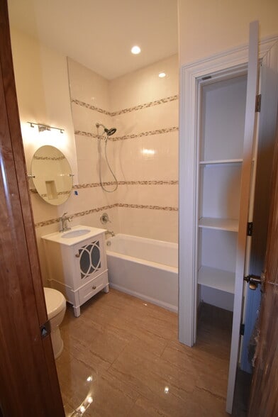 Partial Tiled Bath w/Heated Floors - 95 Sherman Ave