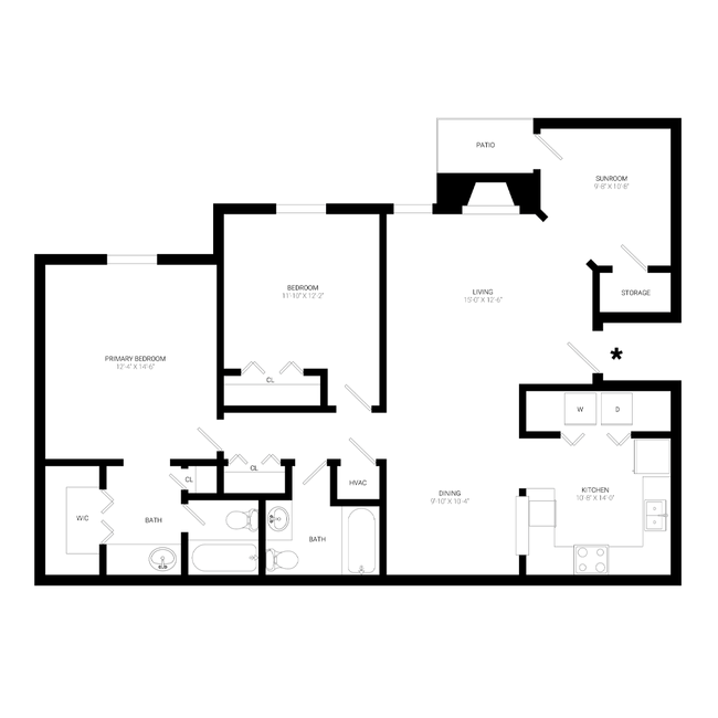 Floorplan - Birchwood at Boulders Apartments