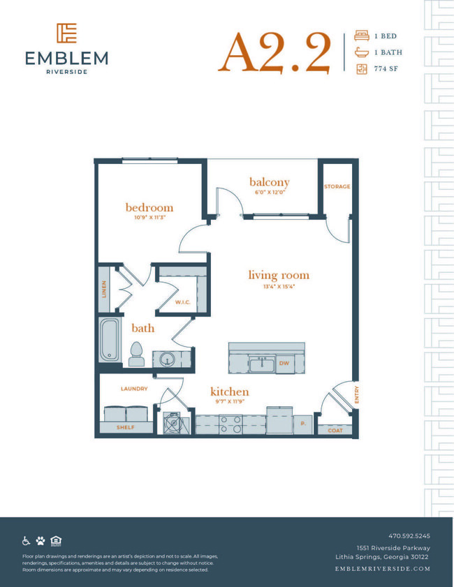 Floorplan - Emblem Riverside