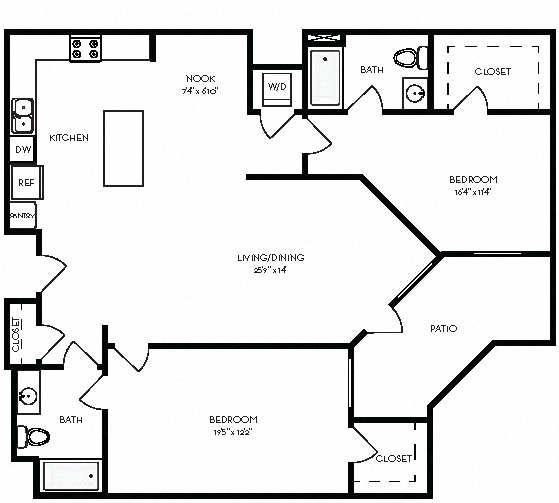 Floorplan - Villas on the Boulevard