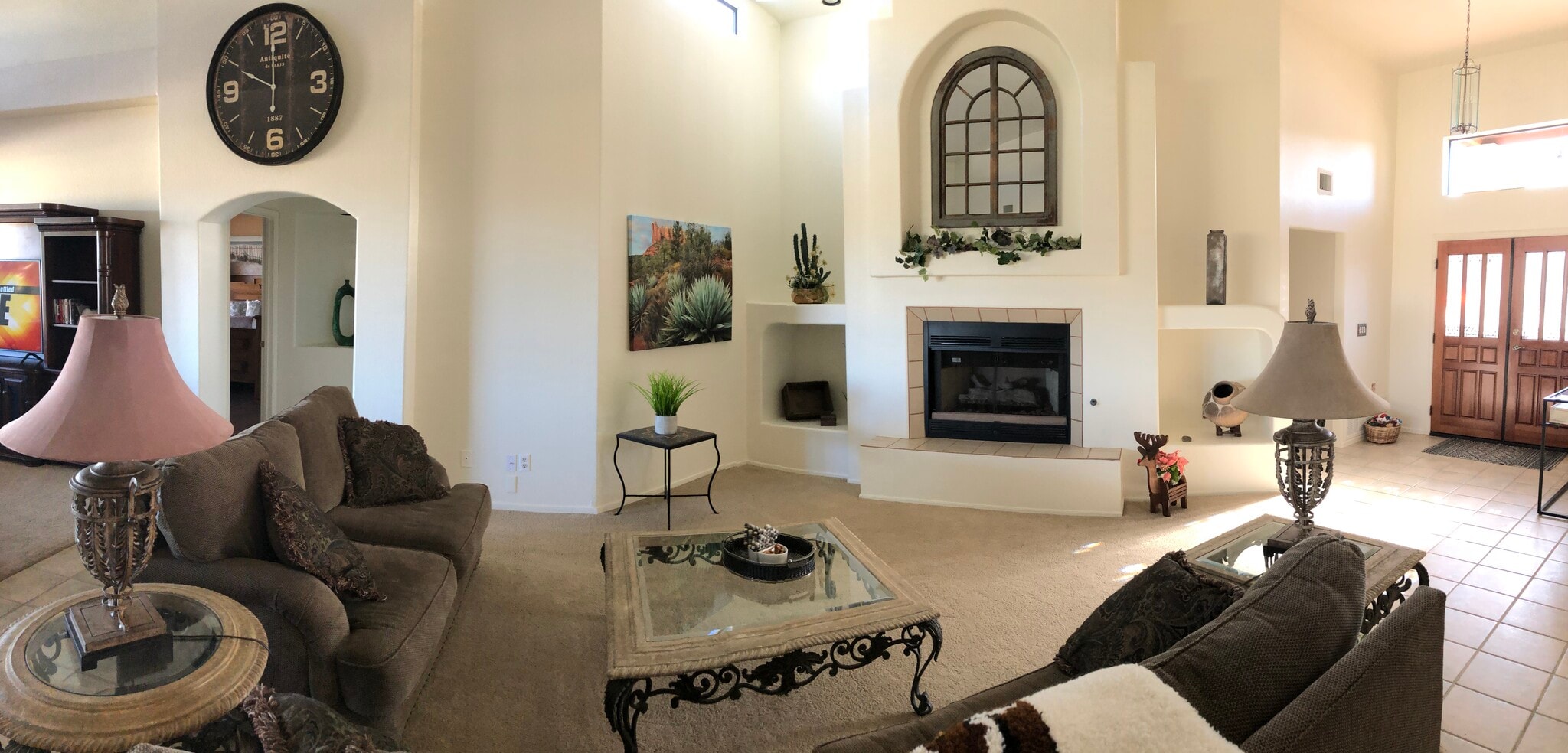 Fireplace sitting area - 1301 N Mourning Dove Rd