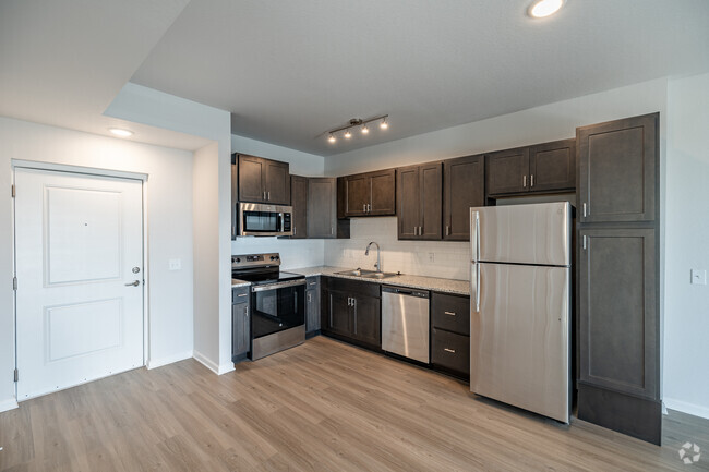 1BR 1BA - 727SF Kitchen - Ekos at Cadenza 2