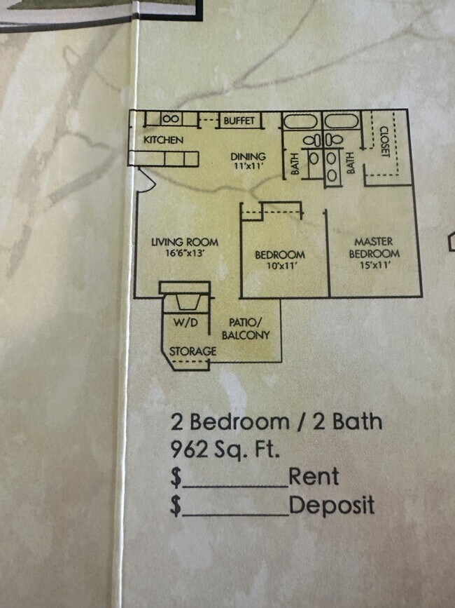Floorplan - Arbors of Boerne Apartments