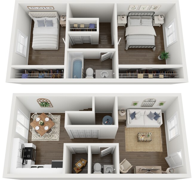 Floorplan - Spanish Lake Townhomes