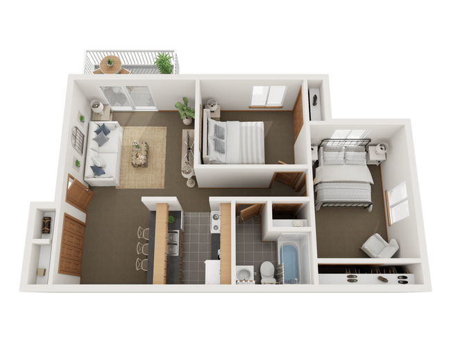 Floorplan - Hunter Apartments