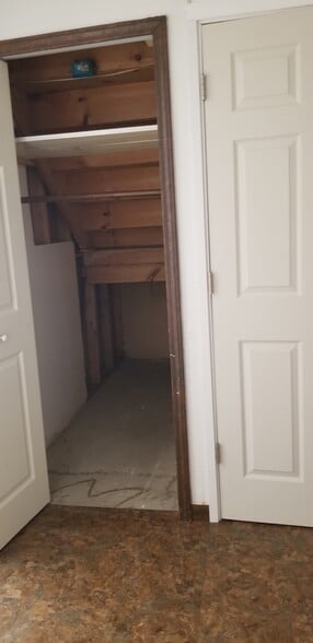 Downstairs apartment under stairs storage - 2116 Thaler Ave